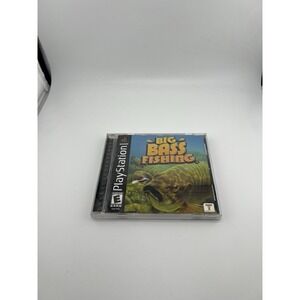 Big Bass Fishing (Sony PlayStation 1, 2002) PS1 CIB Complete with Manual